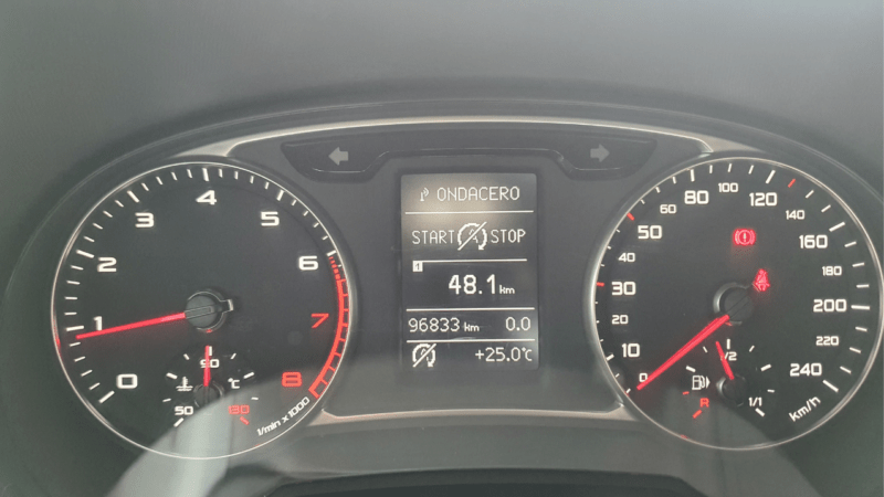 Panel de control Audi A1 Attraction
